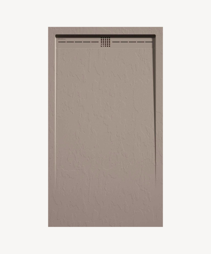 Piatto doccia Sable, finitura Ardesia Stone CACH, griglia colorata