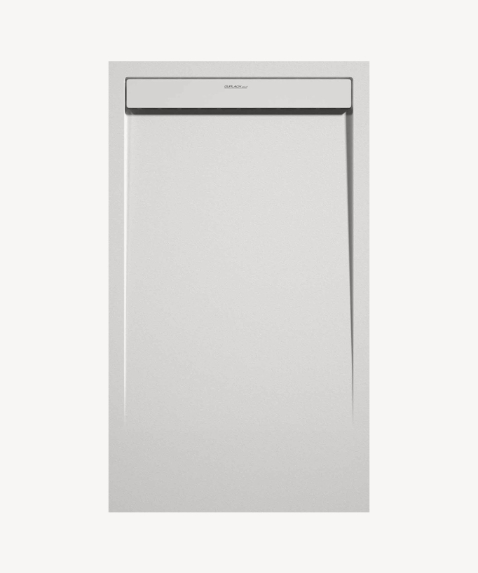 Piatto doccia Bianco, finitura Liscia Stone SMART, griglia colorata