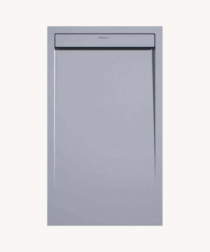 Piatto doccia Grigio, finitura Liscia Stone SMART, griglia colorata