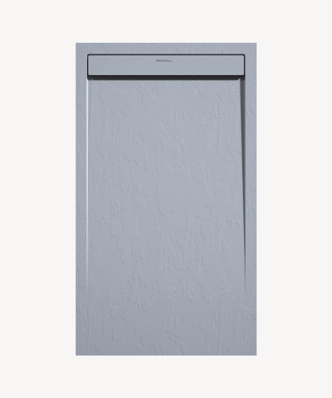 Piatto doccia Grigio, finitura Ardesia Stone SMART, griglia colorata