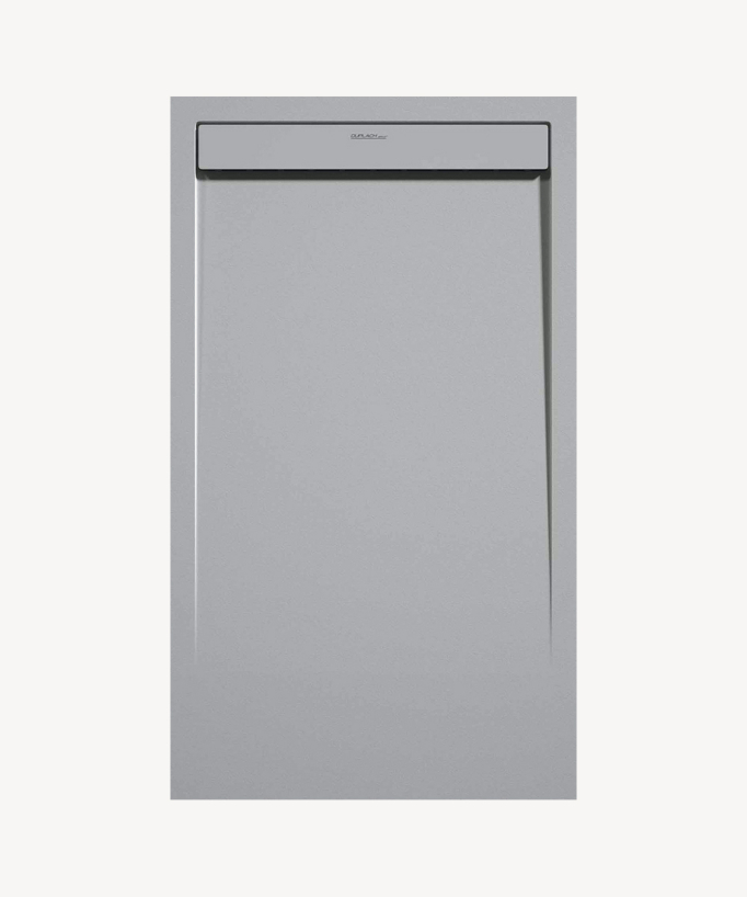 Piatto doccia Grigio 7035, finitura Liscia Stone SMART, griglia colorata - small