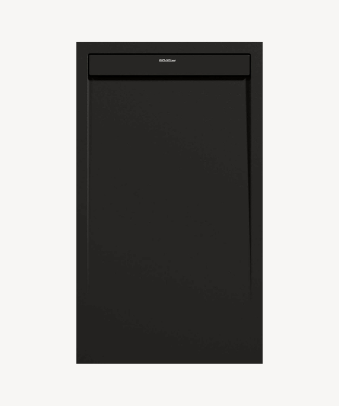 Piatto doccia Nero, finitura Liscia Stone SMART, griglia colorata
