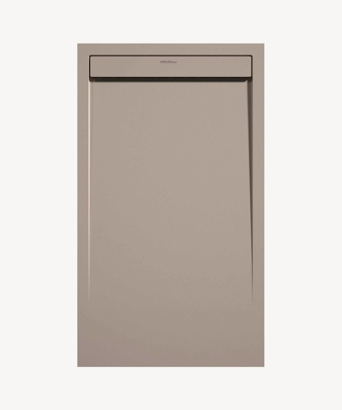 Piatto doccia Sable, finitura Liscia Stone SMART, griglia colorata