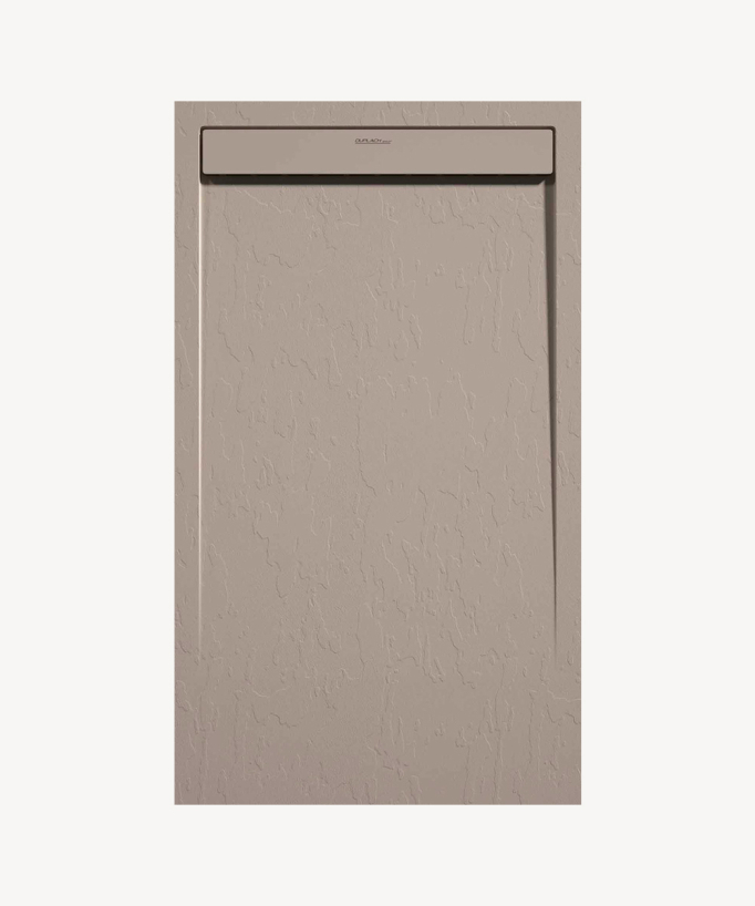 Piatto doccia Sable, finitura Ardesia Stone SMART, griglia colorata