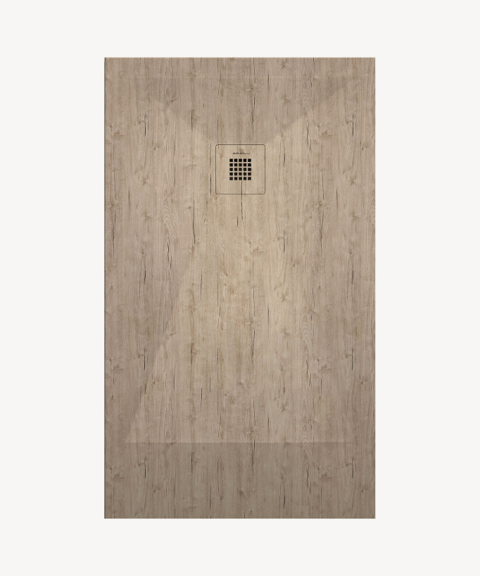 Piatto doccia Nature, finitura Liscia Stone 3D, griglia colorata