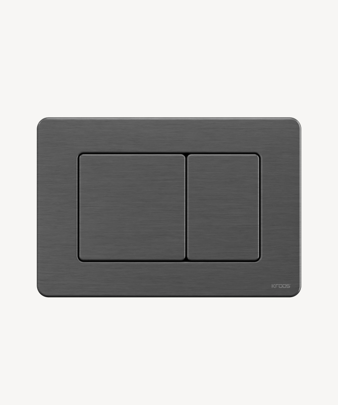 Placca di comando in acciaio per cassetta Sigma Geberit, Gunmetal - small