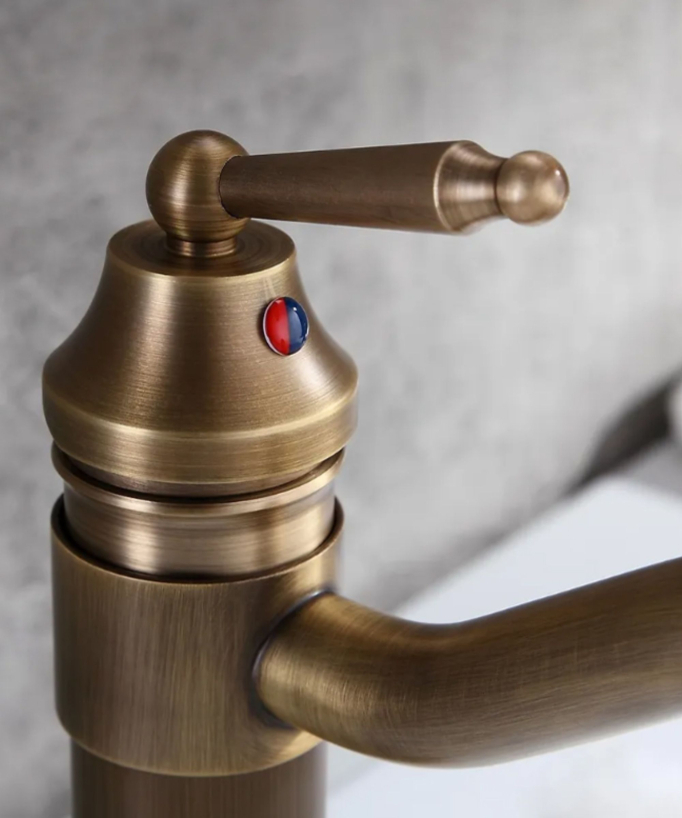 Rubinetto lavabo in bronzo - Rome