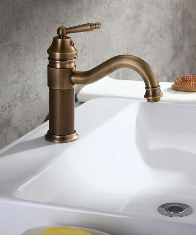 Rubinetto lavabo in bronzo - Rome
