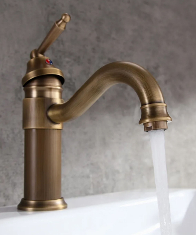 Rubinetto lavabo in bronzo - Rome