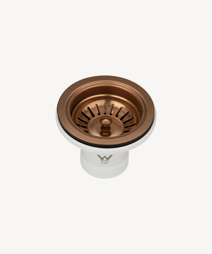 Lavello da cucina singolo 380 mm - rame spazzolato - Balsa