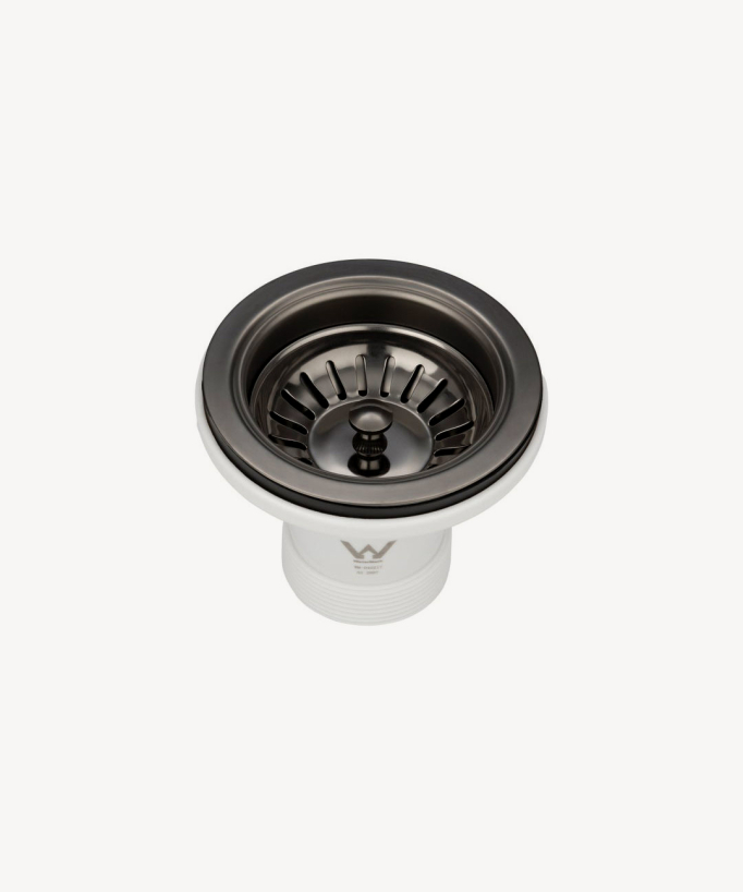 Lavello singolo 750 mm - gunmetal spazzolato - Hiba