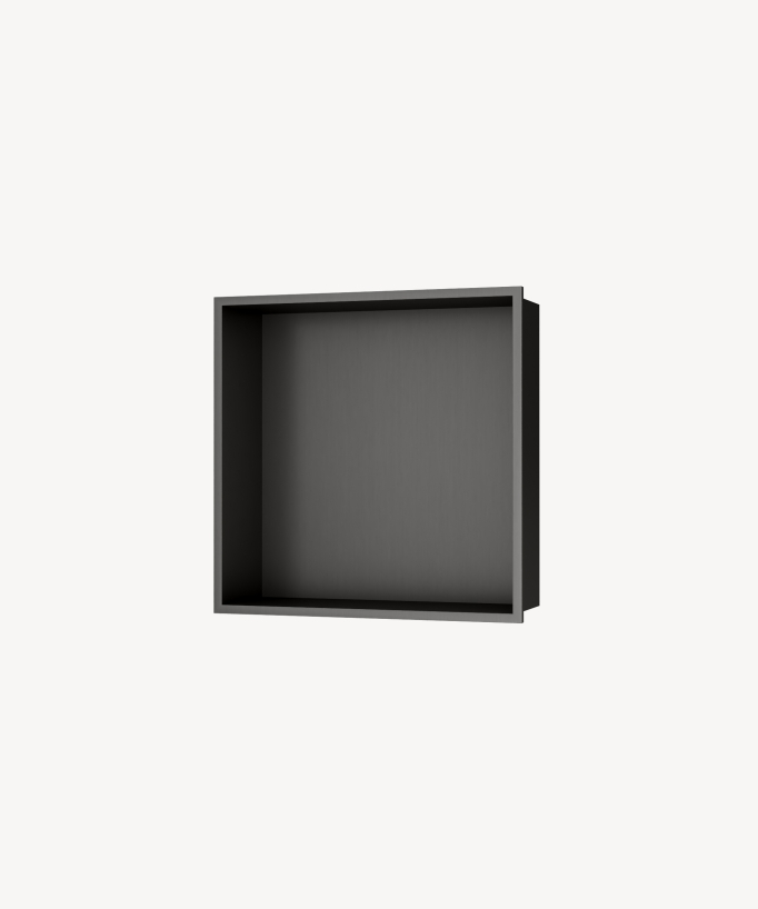 Nicchia bagno incasso - Gun metal