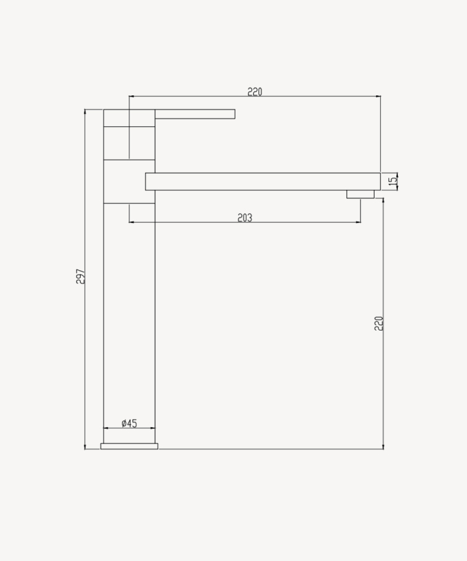 Miscelatore lavabo oro spazzolato - Mintaka