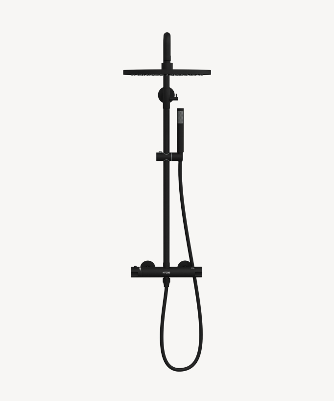 Colonna doccia termostatica rotonda - Corbeau