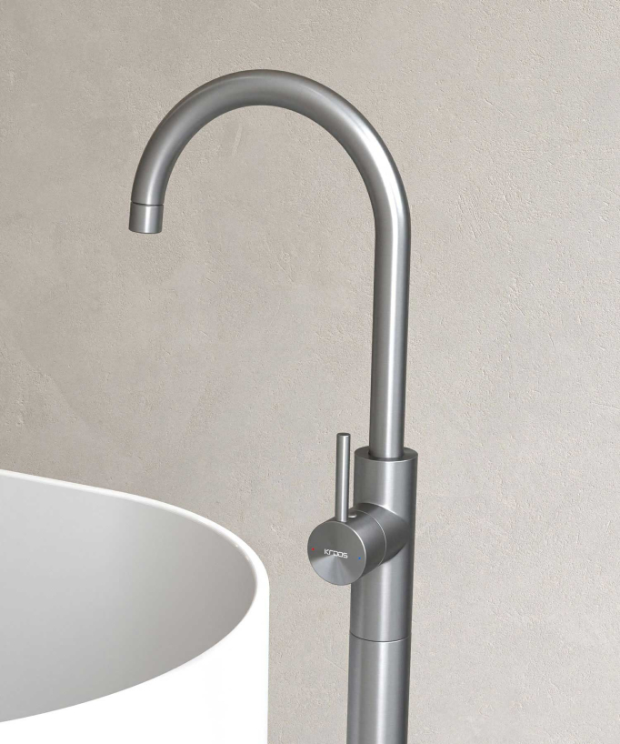 Rubinetto miscelatore vasca monocolonna gunmetal - Corbeau