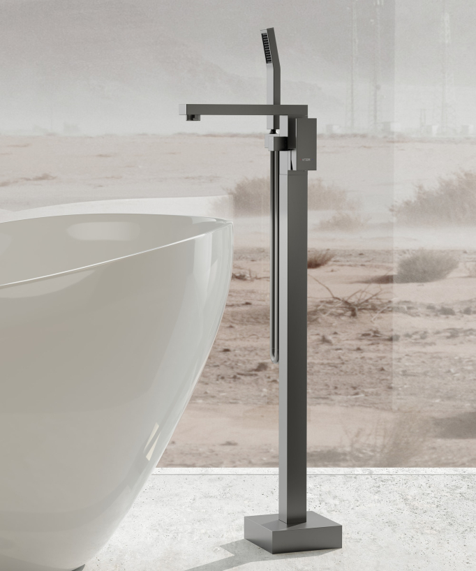 Miscelatore vasca-doccia monocolonna gunmetal - Sirius - small