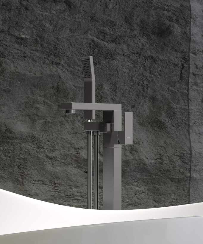 Miscelatore vasca-doccia monocolonna gunmetal - Sirius