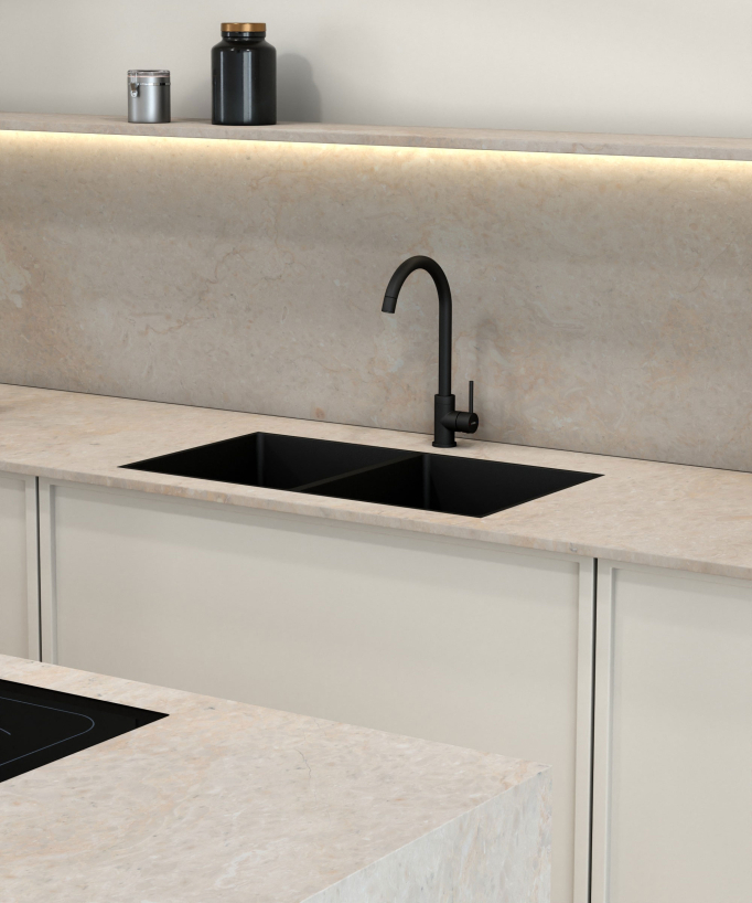 Miscelatore cucina nero - Corbeau