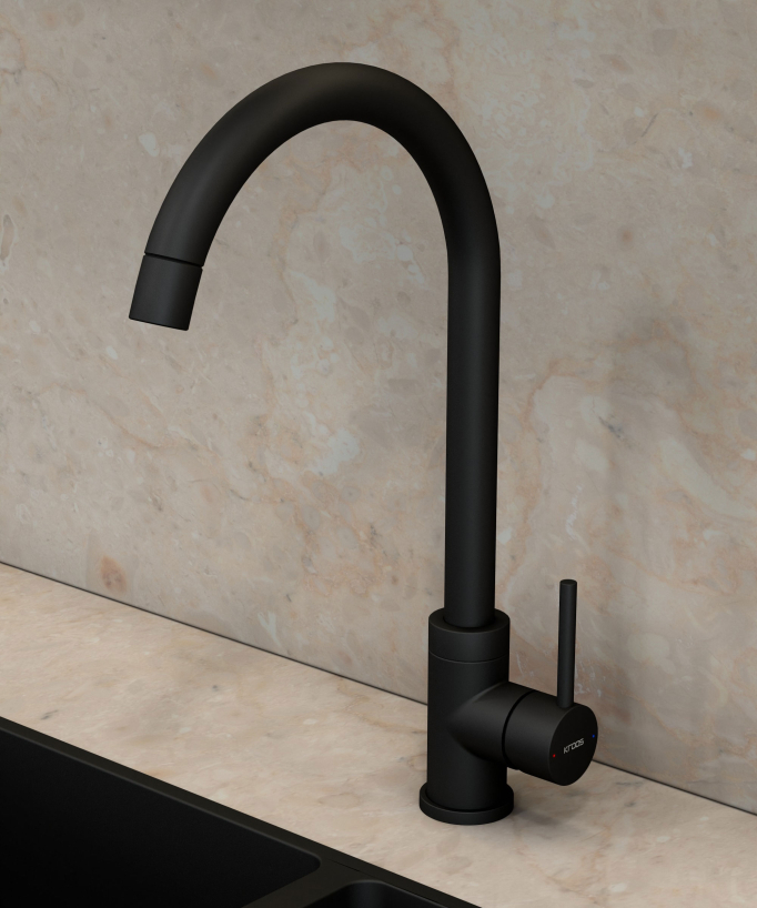 Miscelatore cucina nero - Corbeau