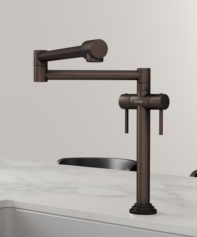 Rubinetto cucina stile retrò - rame