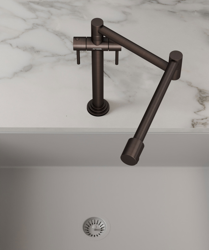Rubinetto cucina stile retrò - rame