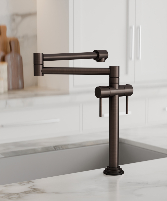 Rubinetto cucina stile retrò - rame