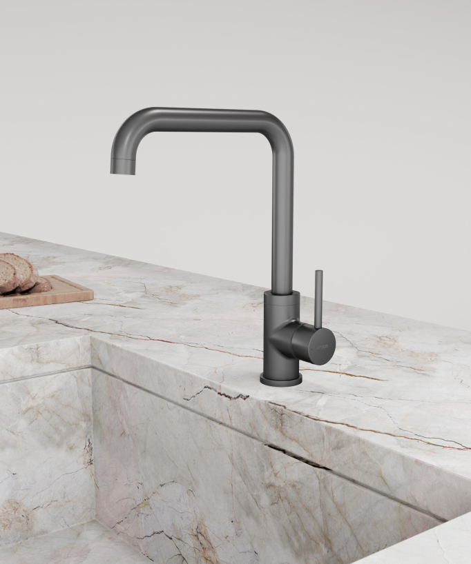 Miscelatore cucina Gun metal - Corbeau