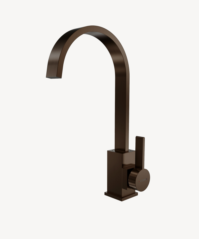 Miscelatore cucina Oro rosa spazzolato - Fiumina