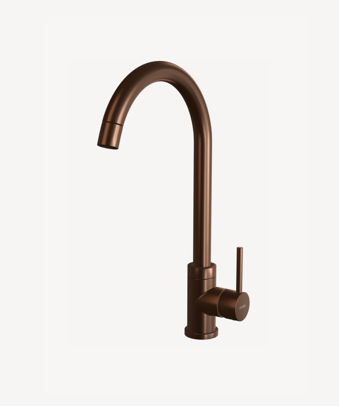 Miscelatore cucina oro rosa spazzolato - Corbeau