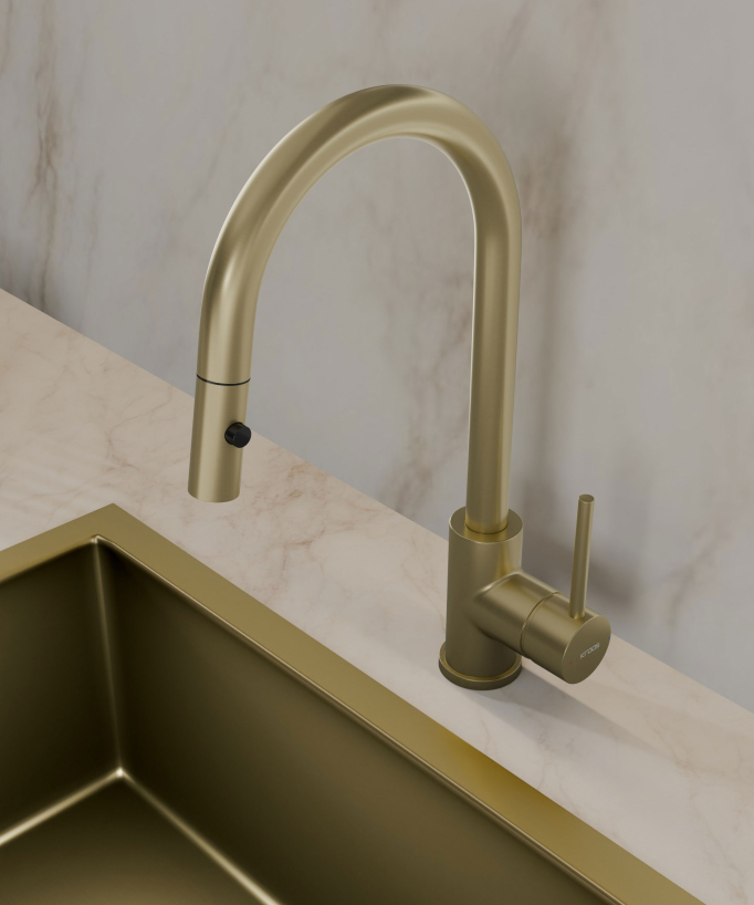 Miscelatore cucina con doccetta - Corbeau