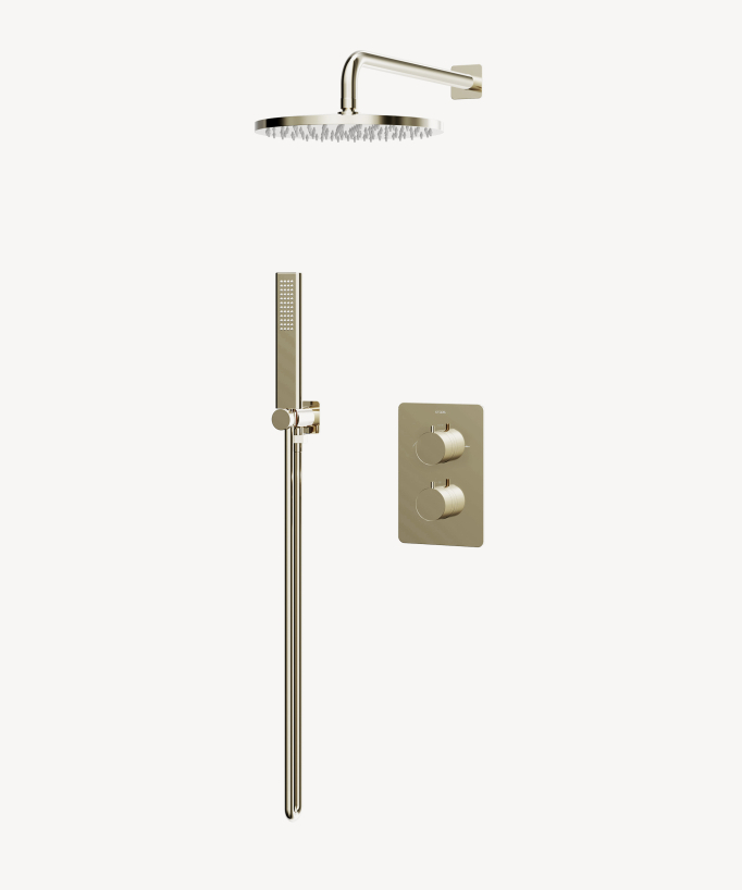 Set miscelatore doccia termostatico incasso - Fiumina