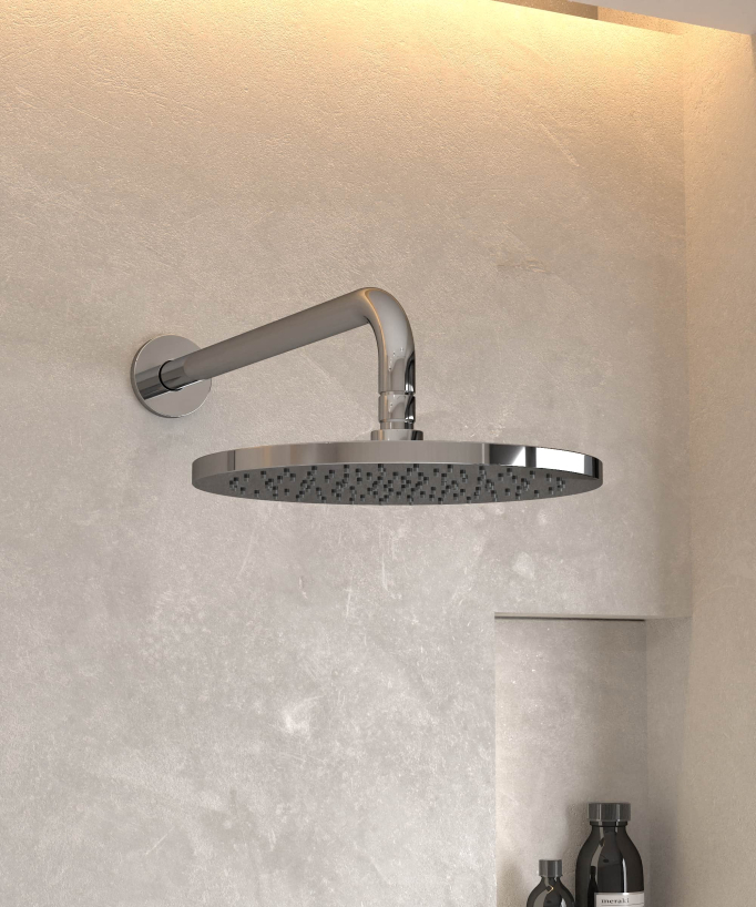 Combinazione di miscelatori da incasso per doccia Cromo - Corbeau