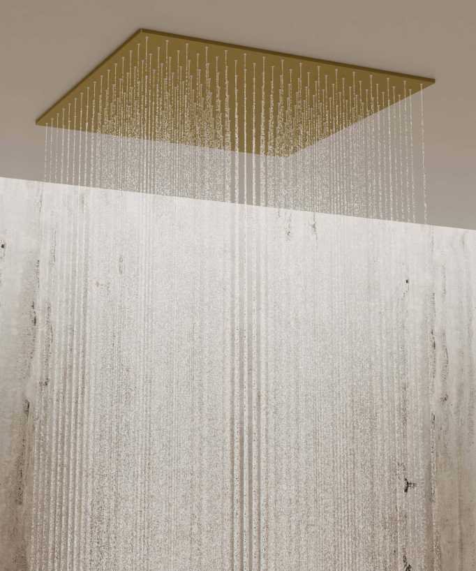 Sistema doccia termostatico a soffitto - 500 mm