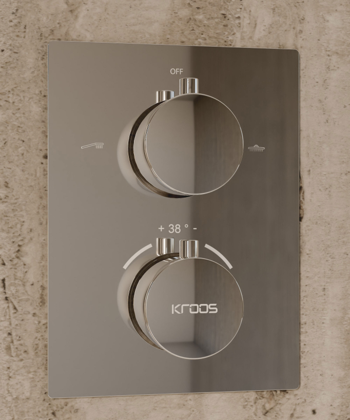 Sistema doccia termostatico a soffitto