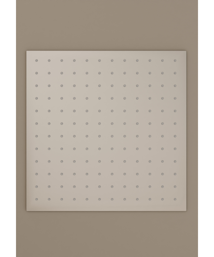 Sistema doccia termostatico a soffitto - Nickel spazzolato