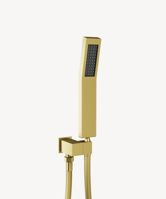 Sistema doccia termostatico a soffitto incassato Oro - Sirius