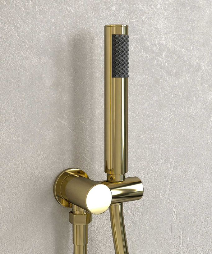 Pacchetto doccia termostatico Golden - Corbeau