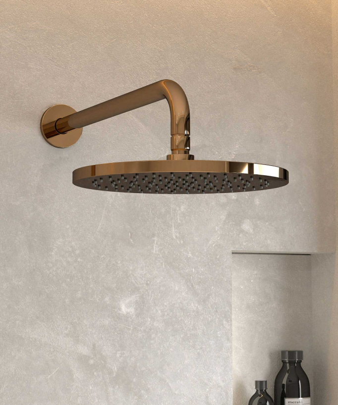 Pacchetto doccia termostatico oro rosa - Corbeau