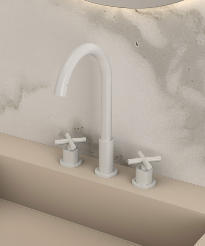 Rubinetto lavabo a ponte - Corbeau