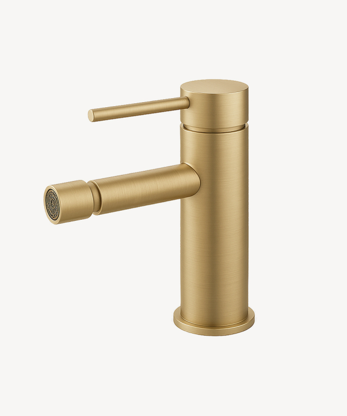 Miscelatore bidet monoforo oro spazzolato - Corbeau - small