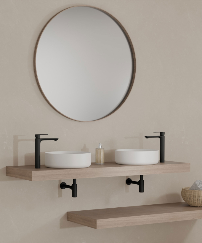 Miscelatore lavabo nero - Nunki