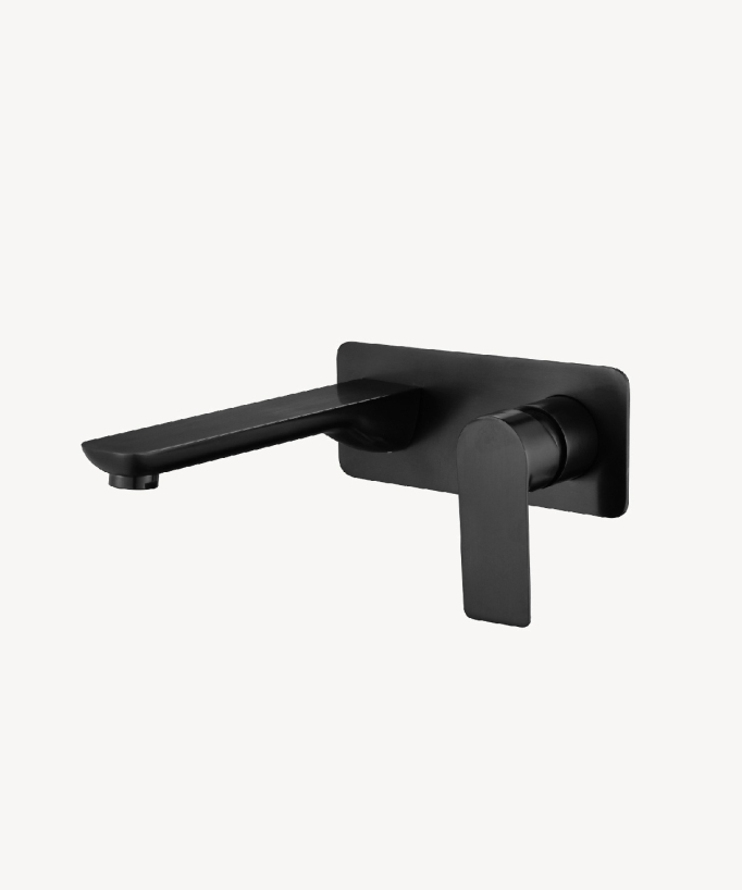Miscelatore lavabo da incasso nero - Nunki - small