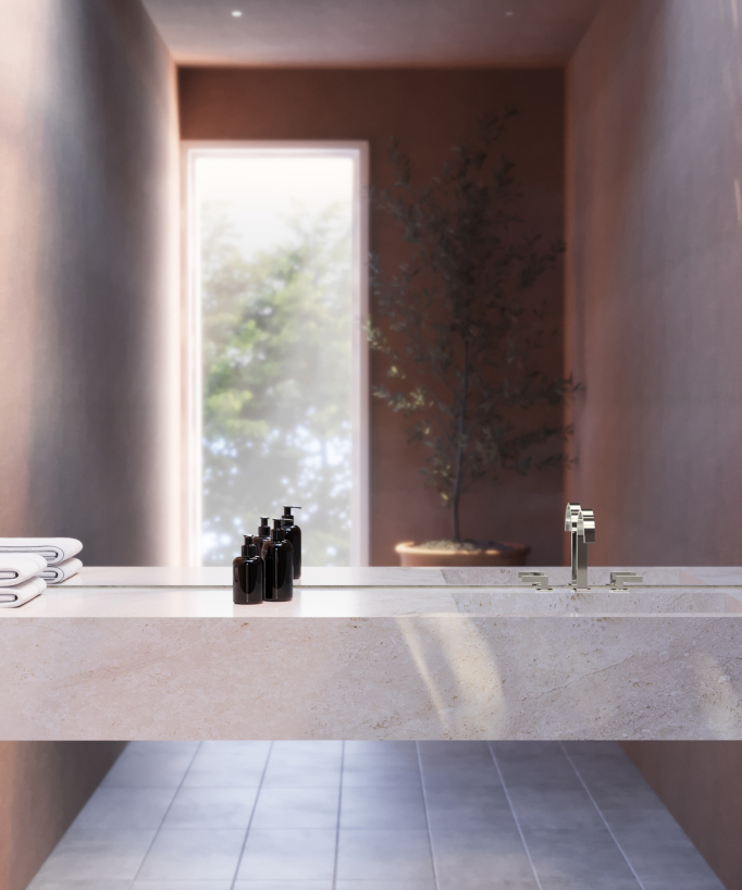 Miscelatore lavabo 3 fori - Fiumina