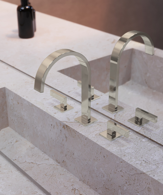 Miscelatore lavabo 3 fori - Fiumina