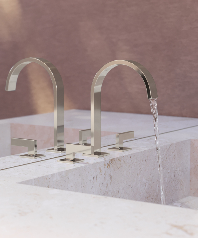 Miscelatore lavabo 3 fori - Fiumina