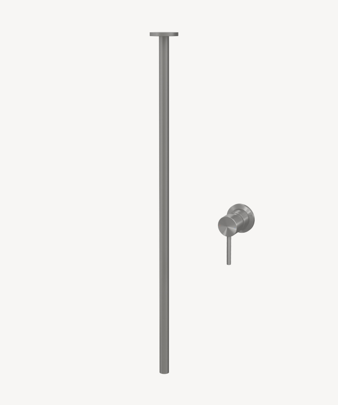 Miscelatore lavabo sospeso a soffitto Nickel spazzolato - Corbeau