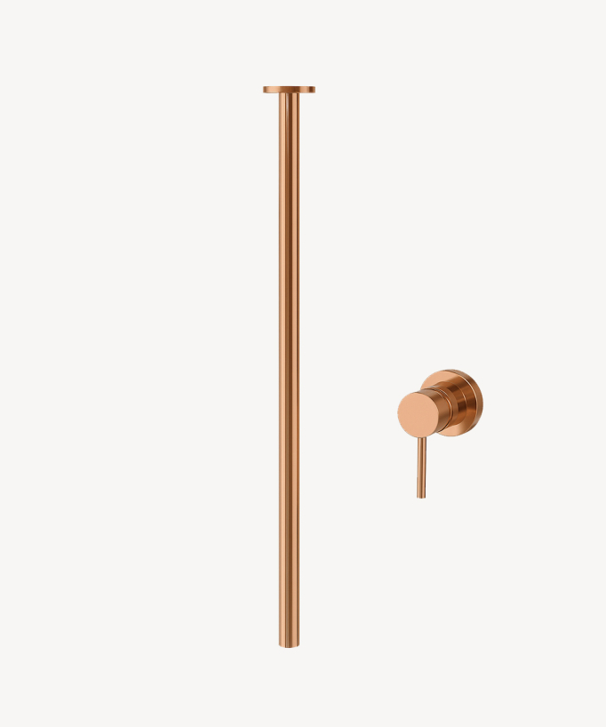 Miscelatore lavabo sospeso a soffitto Oro rosa - Corbeau