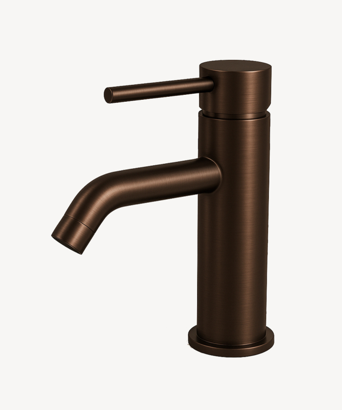 Rubinetto miscelatore lavabo Moka spazzolato - Corbeau