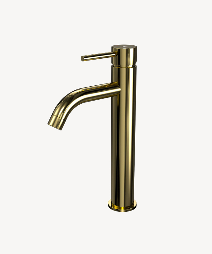 Miscelatore lavabo dorato - Corbeau - small