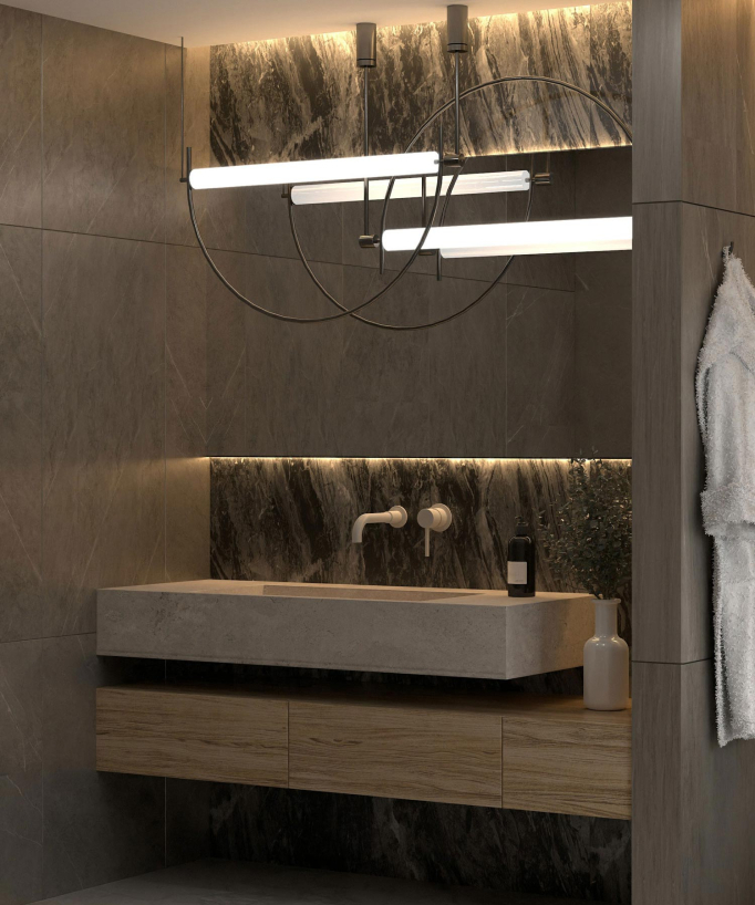 Miscelatore lavabo a parete - Corbeau